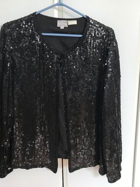 Stenway Brand Black Sequence Jacket